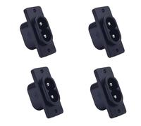Spina a 2 poli IEC320 C8, presa dritta 250 V AC 2,5 A IEC ingresso modulo di potenza connettore, presa di corrente, adattatore a vite per apparecchi elettrici