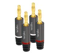 Logilink Spina a Banana 2 coppie (2x2 connettori)