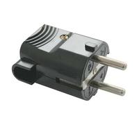 Spina a gomito da 4,8 mm con messa a terra da 16 A, realizzata in materiale resistente. Progettato per: connessioni elettriche sicure.