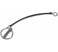 Spina a Scatto Ama Ø10 con Tirante in Gomma - 10 pz Made in Italy