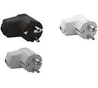 Bachmann 960.102, spina angolare con contatto di protezione, in polipropilene, 250 V, colore nero, IP20