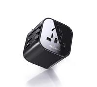 Spina adattatore da viaggio universale multifunzione Yesido MC-09 (nera)