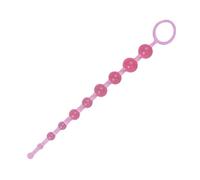 Spina anale Butt Plug Perle anali morbide lunghe Plug anale anale Clit Pull Ring Toys Accessori per adulti