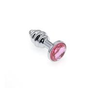 Spina anale Dimensione XS Plug anale Butt Plug Giocattoli del sesso anale Butt plug anale in metallo Plug anale S177 (6,5 cm * 2,3 cm)