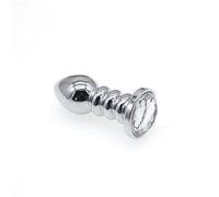Spina anale Dimensione XXS Plug anale Butt Plug Giocattoli del sesso anale Butt plug anale in metallo Plug anale S182 (5cm*1.8cm)