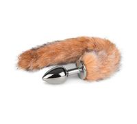 Spina Anale Piccola spilla di Foxtail con le bande, gioco di spunta Plug Women EasyToys Rilievo di sollecitazione