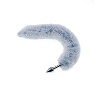 Spina anale Può piegare la coda Butt Plug Giocattoli del sesso anale Tail Butt Plug anale Plug anale in metallo W1007