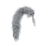 Spina anale Può piegare la coda Butt Plug Giocattoli del sesso anale Tail Butt Plug anale Plug anale in metallo W1011