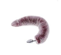 Spina anale Può piegare la coda Butt Plug Giocattoli del sesso anale Tail Butt Plug anale Plug anale in metallo W1005