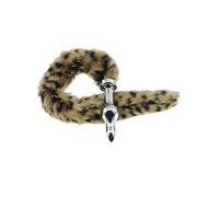 Spina anale Può piegare la coda Butt Plug Giocattoli del sesso anale Tail Butt Plug anale Plug anale in metallo W1015