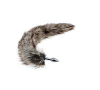 Spina anale Può piegare la coda Butt Plug Giocattoli del sesso anale Tail Butt Plug anale Plug anale in metallo W1009