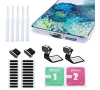 Spina Antipolvere USB C,tappi antipolvere USB C e copertura per altoparlante del telefono, applicabile a iPhone 16/15, copertura porta USB C, pulitore porta di ricarica del telefon