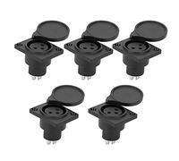 Spina audio XLR, 5 pin 3 pin XLRI spina femmina impermeabile pannello pannello maschio Spina audio per connettore microfono di potenza