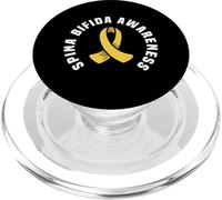Spina Bifida Awareness Pocket Wear - Supporto con nastro giallo PopSockets PopGrip per MagSafe