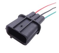 Spina Bobina Accensione Connettore Per Bobina Di Accensione Per Pacchetto Ad Alta Tensione Per Auto A 3 Pin 6189-0596(Male wires)