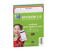 Spina bristol 210 x 148 mm a quadretti 5 x 5 perforati colori assortiti Oxford Revisione 2.0 - Confezione da 32
