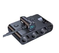 Spina Caricabatterie Auto - Adattatore Per Automobili A 7 Porte Con Ricarica Rapida,Inverter di Potenza per Veicoli Soluzione Sicura ed Efficace per Tablet e Computer Portatili Uso Esterno