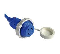 Spina + cavo 15 m bianco 30 A - 1 PZ Osculati - 14.334.16 - 1433416