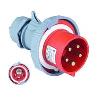 Spina CEE con commutatore di fase 5P 16A IP67 400V morsetto a vite portatile