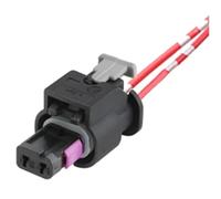 Spina Connettore Compatibile Con 1 Set 2 Pin Accensione Iniettore Carburante Bobina Cablaggio Connettore Sensore 0-2112986-1 1-1718643-1(Female,1 set)