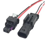 Spina Connettore Compatibile Con 1 Set 2 Pin Accensione Iniettore Carburante Bobina Cablaggio Connettore Sensore 0-2112986-1 1-1718643-1(A pair,1 set)