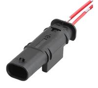 Spina Connettore Compatibile Con 1 Set 2 Pin Accensione Iniettore Carburante Bobina Cablaggio Connettore Sensore 0-2112986-1 1-1718643-1(Male,1 set)