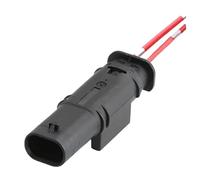 Spina Connettore Compatibile Con 1 Set 2 Pin Parti Accensione Iniettore Carburante Cablaggio Connettore Cavo Automatico 0-2112986-1 1-1718643-1(Male,1 set)
