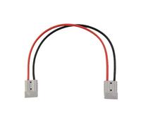 Spina da 50 A per Connettore Anderson da 6 mm 2 A Doppia Estremità, Cavo di Prolunga per La Ricarica Della Batteria Quadrato da 30 cm/50 cm, 50 cm