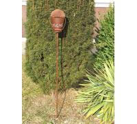 Spina da giardino posacenere effetto ruggine asta per rampicanti ruggine...