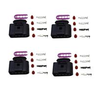 Spina Del Cablaggio Della Compatibile Con A4 L4 1.8L 1997-2003 Per A6 Per Quattro V6 2.7L 2000-2004 Per A3 L4 2.0L V6 3.2L 2006-2009 Connettore Bobina Di Accensione 1J0998724(4 Kits NO Cables)