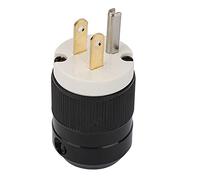 Spina di Alimentazione Americana, Spina Americana a 3 Fori 125 V, Connettore a Spina di Alimentazione a 3 Poli di Grado Industriale Impermeabile, Spina di Alimentazione Americana in(15A 125V)