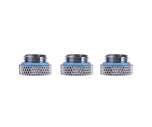 Spina di raffreddamento ad acqua, 3PCS G1/4 2 Word Discussione per computer Raffreddamento ad acqua Raccordi ad arresto diritto Raccordi per serbatoio Tappo per serbatoio Raffreddare roba per PC Tappo