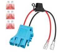 Spina di ricambio per kit di cablaggio con 3 fusibili aggiuntivi, compatibile con Peg Perego, auto elettrica per bambini, Ground Force Tractor John Deere Gator XUV Polaris Outlaw Citrus RZR 900