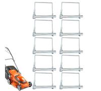 Spina Di Sicurezza Per Rimorchio | 10 Pezzi Di Fermaglio Di Blocco A Filo Quadrato,Perno Di Sicurezza Per Attacco - Per Attrezzature Edili Industriali Agricole Trattore Fattoria Giardino E Tosaerba