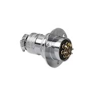 Spina e presa aeronautiche GX/DF25-4/5/6/core 7 pin flangia rotonda inversa connettore maschio femmina(DF25 6 core male female socket)