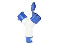 Spina e presa for aviazione industriale impermeabile, un ingresso e due uscite, tipo Y, 3/4/5 core, 16A32A, alimentazione trifase non antideflagrante(3 core 16A)