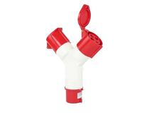 Spina e presa for aviazione industriale impermeabile, un ingresso e due uscite, tipo Y, 3/4/5 core, 16A32A, alimentazione trifase non antideflagrante(4 core 32A)