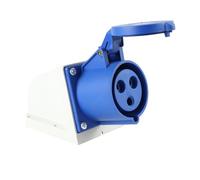 Spina e presa industriale 3 core 32A docking aviazione impermeabile e antipolvere connettore non antideflagrante alimentazione trifase(Surface mounted socket)