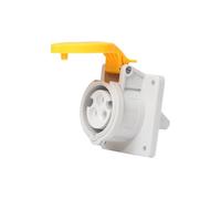 Spina e presa industriale 4h 110V-130V tripolare 16A spina aeronautica impermeabile connettore maschio e femmina di docking IP44(Concealed socket)