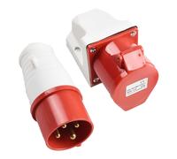 Spina e presa industriale impermeabile ad alta resistenza 4 core 4P 32A 380~415V