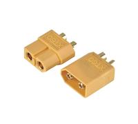 Spina e presa XT60 Connettore proiettile a 2 vie Nylon ad alta temperatura placc
