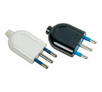Spina Easy 2P+T 16A Maurer Nero Bianco 12 pezzi