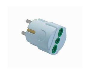 Spina elettrica adattatore riduzione schuko