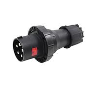 SPINA ELETTRICA CEE 5POLI 3P+N+T 6H IP67 125A NERA PER LO SPETTACOLO NUOVA