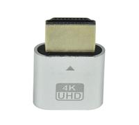 Spina fittizia 4K compatibile con HDMI con luce LED per schede grafiche, PC Ac