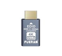 Spina fittizia HDMI 2.1 4K 120Hz - Emulatore di display virtuale ad alta risoluzione per PC, cuffie VR e adattatore per display fantasma senza testa EDID per mining di criptovaluta (2.1-4K/120Hz