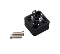 Spina for bobina solenoide, for elettrovalvola nera GDS307 - Rondella for presa a 4 pin tipo C, 230 V CA/CC, 6 A, IP65 for ambienti difficili(1pcs GSSA 300 Socket)