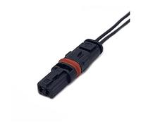 Spina for maniglia della porta modificata for auto a 2 pin Presa for riscaldamento specchietto retrovisore Connettore maschio femmina Cablaggio compatibile con B~W GT528i GT53 ( Color : 2P Female , Si