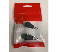 Alpha Elettronica 28-05 connettore per Cavi Nero - Connettori per Fili (Nero, Bakelite, Nichel, 2,1 mm, 5,5 mm, 10 Pezzo(i)