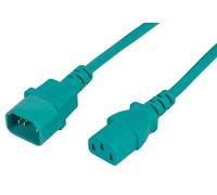 Spina IEC C14 a Presa C13 Cavo Elettrico, 10A, 3m, Verde - PELB2226
